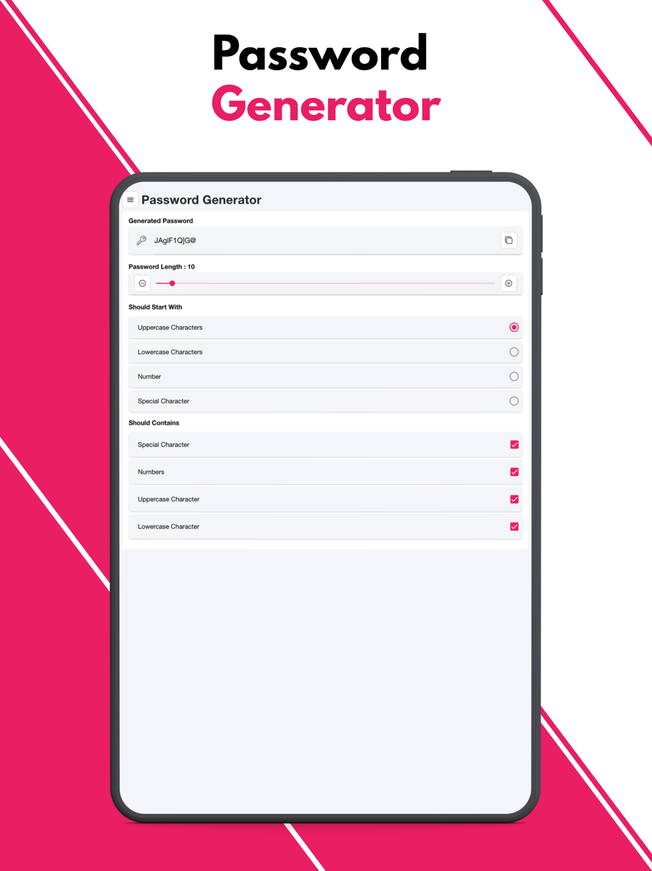 PM Pro - Password generator